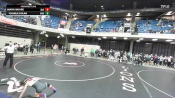 115 lbs Semifinal - Charlie Dolan, Unattached vs Janiya Moore, Unattached
