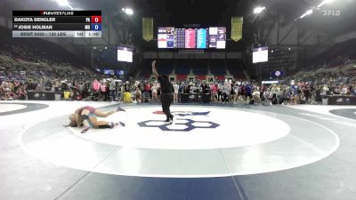 135 lbs Champ. Rd Of 64 - Dakota Dengler, PA vs Josie Holman, MO