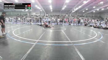 165 lbs Rr Rnd 1 - Dixin Mitchem, Indiana Outlaws Silver vs Wolf Beslow, Estebuilt WC