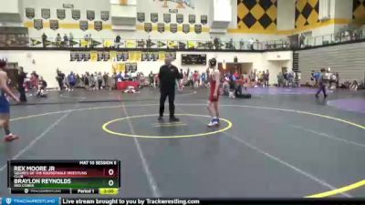110 lbs 1st Place Match - Rex Moore Jr, Squires Of The Roundtable Wrestling Club vs Braylon Reynolds, Red Cobra