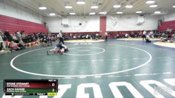 140 lbs Cons. Round 4 - Stone Stewart, San Leandro High School vs Zach Savage, Freedom High School