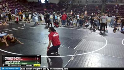 60-66 lbs Round 5 - Arielli Coleman, Betterman Elite Wrestling vs Vesper Ortega, Pomona Wrestling Club Colorado