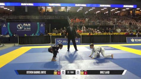 Brez Lajqi vs Steven Gabriel Ortiz 2025 Pan Kids Jiu-Jitsu IBJJF Championship