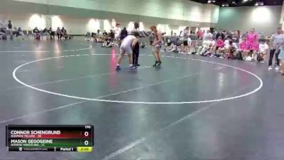 170 lbs Round 5 (6 Team) - Mason Gegogeine, Intense Wrestling vs Connor Schengrund, Nauman Yellow