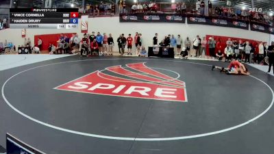 65 kg Semis - Vince Cornella, Spartan Combat RTC/ Titan Mercury Wrestling Club (TMWC) vs Haiden Drury, Brunson UVRTC