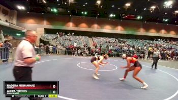 130 lbs 3rd Place Match - Alexa Torres, Golden West vs Nadera Muhammad, Fernley