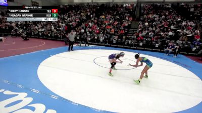 4A 125 lbs Quarterfinal - Keagan Grange, Ridgeline vs Riley Hansen, Tooele