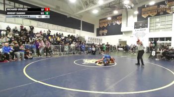 157 lbs Cons. Round 3 - Richard Uvalles, Valencia (Placentia) vs Jeremy Danino, Nordhoff