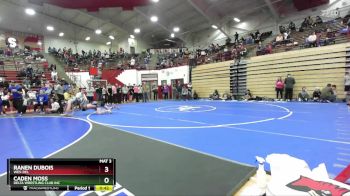 150 lbs Champ. Round 1 - Caden Moss, Delta Wrestling Club Inc vs Ranen DuBois, Wes-Del