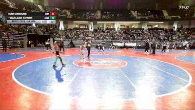 54 lbs Round Of 16 - Reid Simmons, Glasgow Wrestling Academy vs Oakland Downs, Gamehouse Training Center