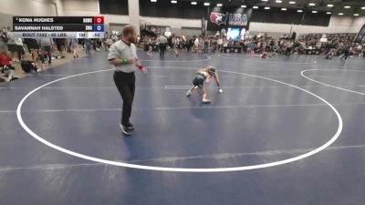 65 lbs Champ. Round 2 - Kona Hughes, Big Game Wrestling Club vs Savannah Halsted, Sebolt Wrestling Academy