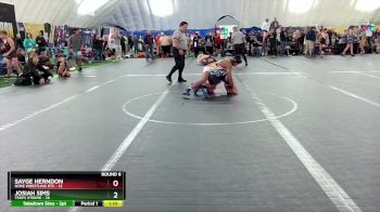 100 lbs Round 6 (8 Team) - Josiah Sims, Terps Xtreme vs Sayge Herndon, Noke Wrestling RTC