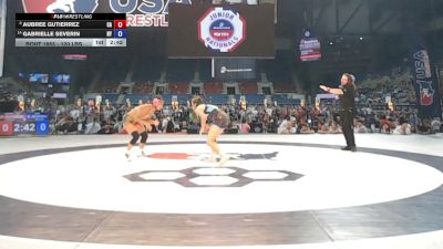 120 lbs Champ. Rd Of 16 - Aubree Gutierrez, California vs Gabrielle Severin, New York