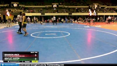 105 lbs 1st Place Match - Brandon Urick, Kellam Mat Rats Wrestling Club vs Bentley Austin, Great Bridge Wildcats