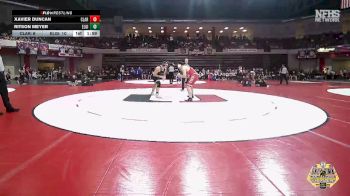 215 lbs Quarterfinals (8 Team) - Xavier Duncan, CLAREMORE vs Ritson Meyer, ELGIN