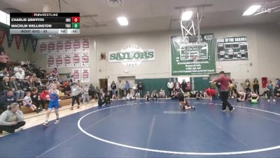 30 lbs Round 3 - Charlie Griffith, Indee Mat Club vs Macklin Wellington, Tiger Wrestling Club