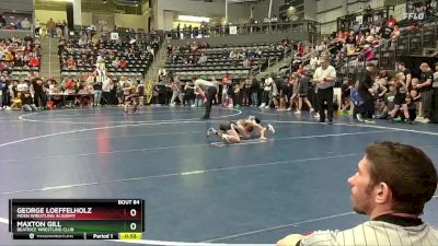 60 lbs Cons. Round 5 - Maxton Gill, Beatrice Wrestling Club vs George Loeffelholz, Moen Wrestling Academy