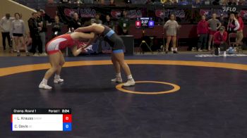 68 lbs Champ. Round 1 - Lydia Krauss, Simmons Academy Of Wrestling vs Caitlyn Davis, South Carolina