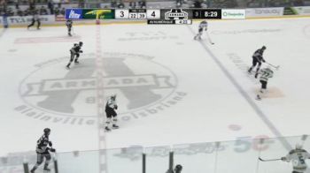 Lightning Prospect Jan Golicic Slips Behind Defense For Goal Against Foreurs