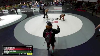 144 lbs Champ. Round 1 - Ikaika Madayag, California vs Jonas Abrams, Infinity Wrestling