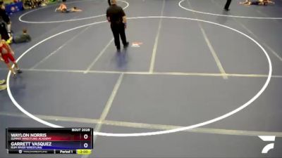 56 lbs Round 2 - Waylon Norris, Summit Wrestling Academy vs Garrett Vasquez, Rum River Wrestling