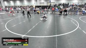 63 lbs Quarterfinal - Cole Train Vanderwerff, Wisconsin vs Beckett Golay, Proving Grounds Wrestling