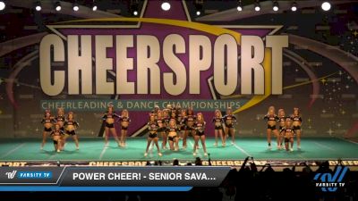 Power Cheer! - Senior Savag3 [2020 Senior Medium 3 D2 Day 1] 2020 CHEERSPORT National Cheerleading Championship