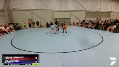 152 lbs 4th Wrestleback (16 Team) - Jasmine Hernandez, Illinois vs Lydia Heinrich, Ohio Blue