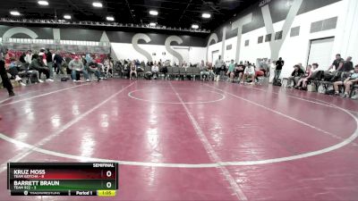 75 lbs Semis & 1st Wrestleback (8 Team) - Barrett Braun, Team 922 vs Kruz Moss, Team Gotcha