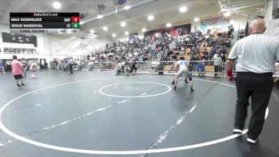 138 lbs Cons. Round 1 - Jesus Sandoval, Littlerock vs Max Rodriguez, Santiago/GG