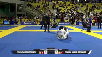 Giovanna Mangialardo Amaral vs Eliza Carvalho Nascimento 2026 World Jiu-Jitsu IBJJF Championship