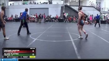 182 lbs Round 2 (4 Team) - Blaine Plastino, TNWC Blue vs Zachary Burton, PA Alliance Red