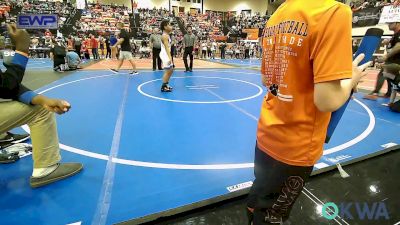 100 lbs Consi Of 8 #2 - Jet Sheninger, Collinsville Cardinal Youth Wrestling vs Kayden Walker, Tulsa Blue T Panthers