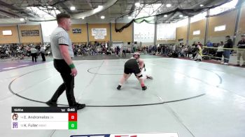 152 lbs Consi Of 8 #2 - Emma Andromalos, Oliver Ames vs Kaleigh Fuller, Montachusett