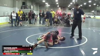 77 lbs 3rd Place Match - Raymond Adams, Plymouth Canton WC vs Julian Crawford, Waterford WC