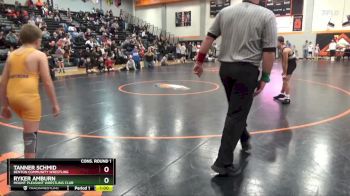 N-9 lbs Cons. Round 1 - Ryker Amburn, Mount Pleasant Wrestling Club vs Tanner Schmid, Benton Community Wrestling