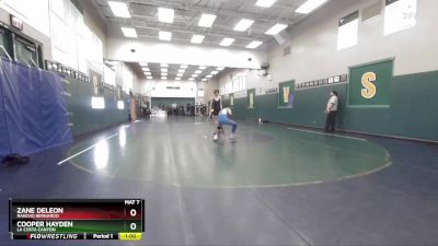 106 lbs Champ. Round 2 - Zane Deleon, Rancho Bernardo vs Cooper Hayden, La Costa Canyon