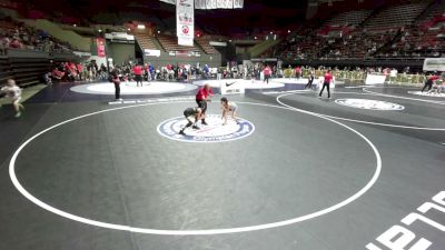 73 lbs Cons. Semis - Arya Mota, Team Selma Wrestling Club vs Zaniyah Sandoval, Mat Mechanics Wrestling