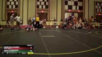 91 lbs Round 2 (6 Team) - Christian Ramirez, Shore Thing vs Philip Gianatasio, Steel Valley Silver