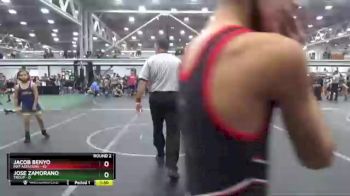 84 lbs Round 2 (6 Team) - Jacob Benyo, Mat Assassins vs Jose Zamorano, Troup