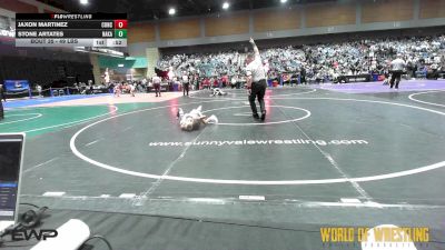 49 lbs Consi Of 16 #2 - Jaxon Martinez, Concede Nothing vs Stone Artates, Nakamura Wrestling