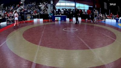 49kg Cons. Semi - Claire Diome, Tritton Performance WC vs Isabelle Chen, Bhullar Wrestling Club