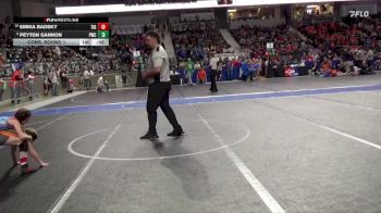 55 lbs Cons. Round 1 - Emika Badsky, Tiger vs Peyton Gannon, Phillipsburg Wrestling Club