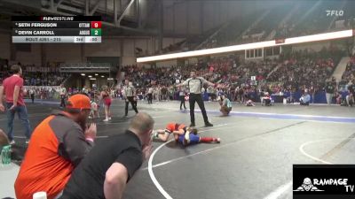 90 lbs Semifinal - Rhythym Pierce, Parsons vs Clara Collins, Abilene