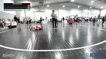 45 lbs Consi Of 4 - Gideon Fox, Locust Grove Youth Wrestling vs Karter Baucom, Salina Wrestling Club