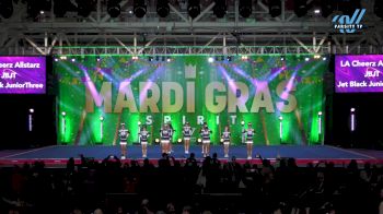 LA Cheerz Allstarz - JBJT /Jet Black Junior Three [2024 L3 Junior - D2] 2024 Mardi Gras Grand Nationals