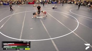 82 lbs Cons. Round 4 - Luca Mariotti, Minnesota vs Andrew Novotny, Grynd Wrestling