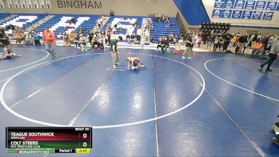 43-44 lbs Round 3 - Colt Steers, Roy Wrestling Club vs Teague Southwick, Westlake