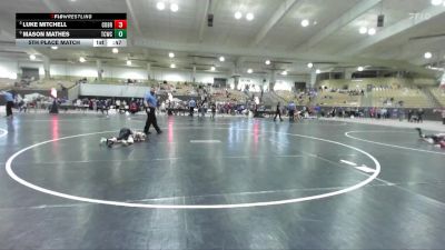 60 lbs 5th Place Match - Luke Mitchell, Fairview Jackets Youth Wrestling vs Mason Mathes, Elite Wrestling Academy