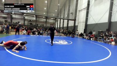 Junior FS - 126 lbs Champ. Round 1 - Clyde Cass, South West Washington Wrestling Club vs Michael Lavender, Cornerstone Mat Club